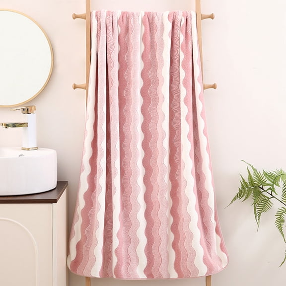 Kbndieu Fleece Wash Cloths, Highly Absorbent and Soft Face Towels, Reusable Washable Makeup Remover Cloth, Multi-Purpose Washcloths for Bathroom, Gym, Hotel, Spa and Kitchen, Pink