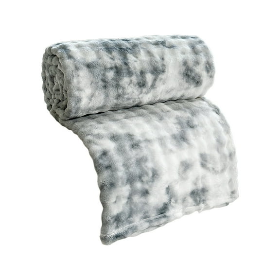Kbndieu Gray Throw Blanket for Couch, Soft & Warm Fleece Blankets Gifts for Women Men Girls, Cute Breathable Cozy Fluffy Throw Blanket for Couch Bed, Room Home Office Dorm Decor