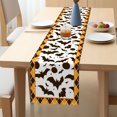 thumbnail image 1 of Kbndieu Halloween Linen Printed Table Runner Halloween Party Dinner Table Decorations 13 x 72Inch, 1 of 7
