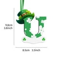 thumbnail image 1 of Kbndieu Initial Ornaments Christmas Tree Decorations, Christmas Letter Ornaments for Christmas Tree, Christmas Hanging Decor Gifts for Women Men Friends Family Party Indoor U, 1 of 1
