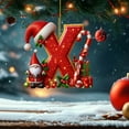 thumbnail image 1 of Kbndieu Initial Ornaments Christmas Tree Decorations, Christmas Letter Ornaments for Christmas Tree, Christmas Hanging Decor X, 1 of 5