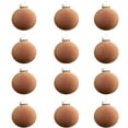 thumbnail image 1 of Kbndieu Khaki Velvet Christmas Ornaments 12Pcs 3.14" Flocked Christmas Tree Balls Decorations Ornaments Set Shatterproof Christmas Decor Hanging Baubles for Xmas Tree Home Party, 1 of 7