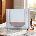 thumbnail image 1 of Kbndieu Large Travel Toiletry Bag, Lightweight Water-resistant Makeup Cosmetic Bag Travel Organizer for Toiletries Accessories, Blue, 1 of 6