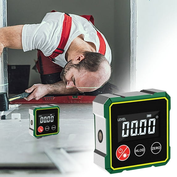 Kbndieu Level Intelligent Digital Display Inclinometer 360 Degrees Can Measure High Precision, Digital Angle Finder without Electronic Laser, Tools & Home Improvement