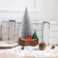 thumbnail image 1 of Kbndieu Mini Bottle Brush Christmas Trees with Wood Base, Artificial Tabletop Small Christmas Tree for Craft, Winter Snow Ornaments for Christmas Home Table Top Party, Christmas Decorations Clearance, 1 of 1