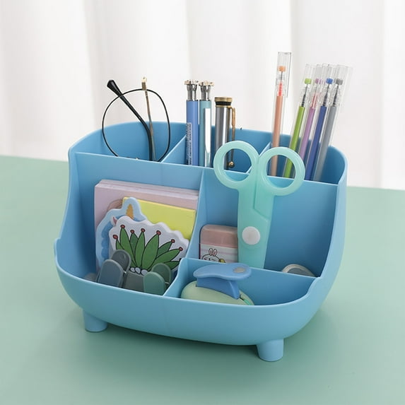 Kbndieu Pencil Holder Pen Holder for Desk, Pen Organizer Cute Pencil Cup Desk Decor Makeup Brush Holder Multifunctional Office Supplies Desk Organizer on Clearance