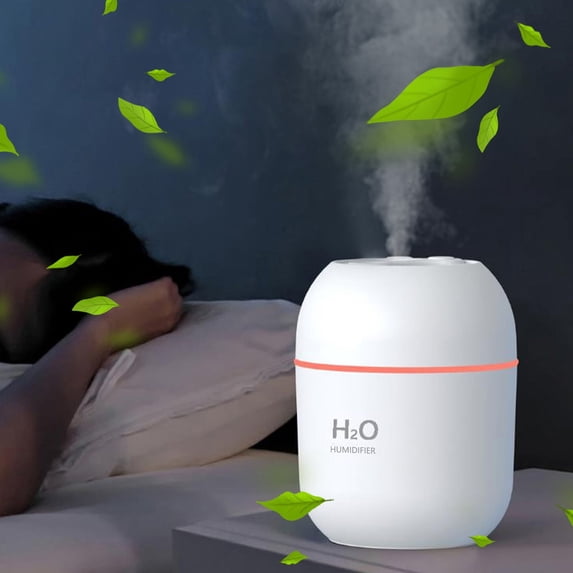 Kbndieu Portable Mini Humidifier, Personal Desktop Cool Mist Air Humidifiers for Baby Bedroom Travel Office Home, Auto Shut-Off, 2 Mist Modes, Super Quiet on Clearance