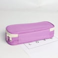 thumbnail image 1 of Kbndieu Purple Pencil Pouch Bag Large Capacity Pencil Case Box with Zipper Stationery Storage Bag Portable Pen Bag, 1 of 2