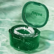 Kbndieu Retainer Case, Cute Slim Aligner Case Compatible with Invisalign, Portable Storage Boxs Cleaning Boxs Storage Boxs
