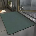 thumbnail image 1 of Kbndieu Rubber Bath Mat, Super Absorbent Non Slip Bathroom Rugs, Quick Dry Thin Bath Rug, Machine Washable Bathmat, Cushioned Floor Mats for Shower, Bathtub and Floor, 16" x 24" Army Green, 1 of 6