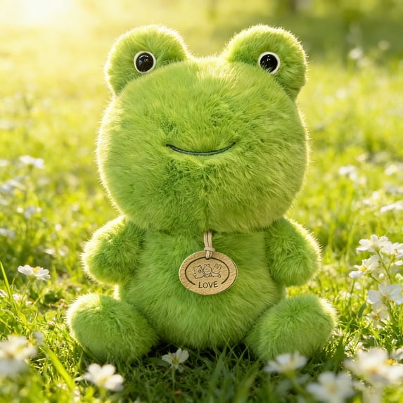 Kbndieu Small Stuffed Animals, Adorable Frog Plush Toy for Kids All Ages, Toddlers, Adults, and Families, Home and Nursery Decor, Idea Birthday Gifts