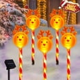 thumbnail image 1 of Kbndieu Solar Christmas Lights Decorations Outdoor, Christmas String Light with 5 Stakes Lights, Waterproof Solar Powered Pathway Lights for Lawn Yard Garden Landscape Patio Walkway Decor, 1 of 9