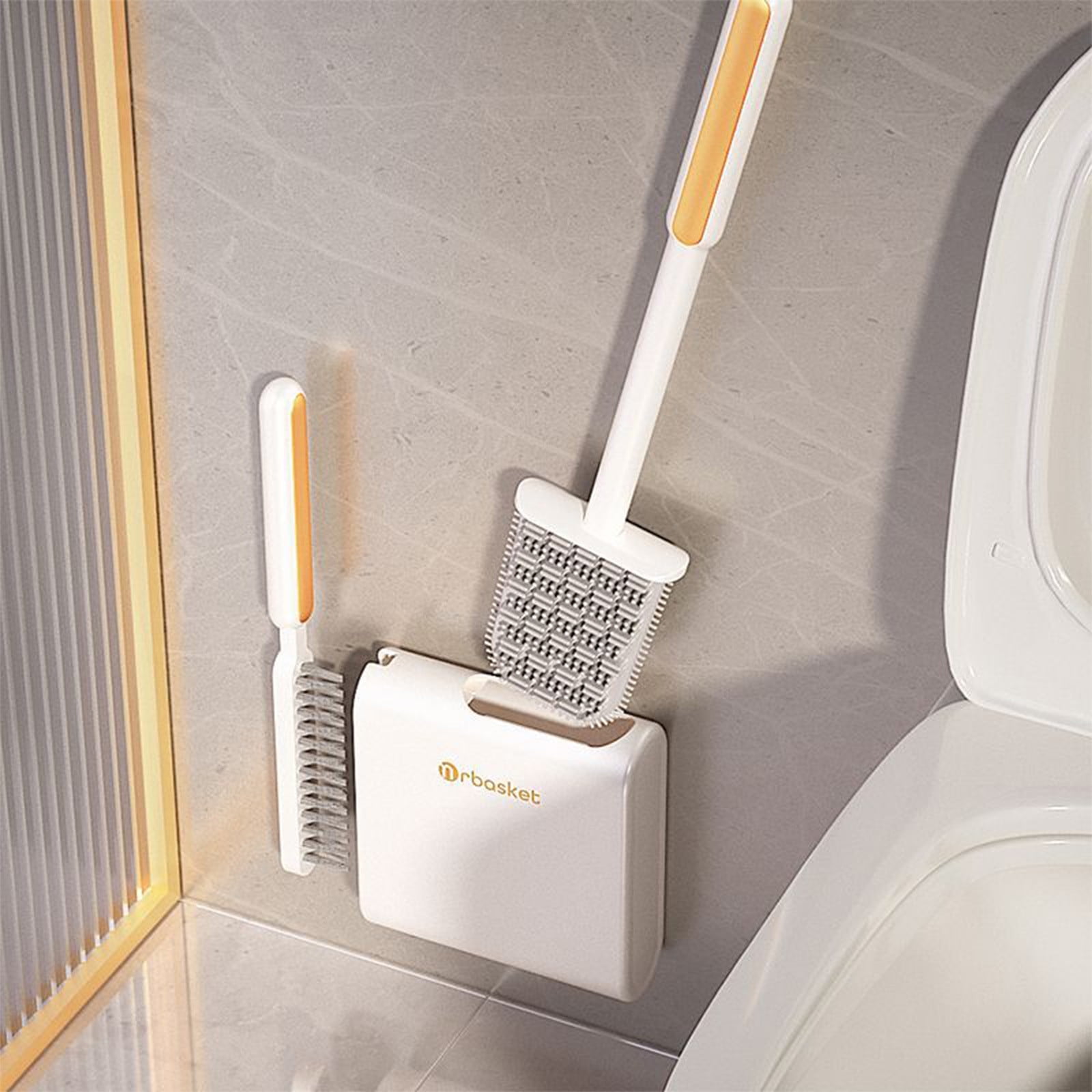 Efficient Toilet Cleaning Supplies Holder for Clean and Organized Bathrooms