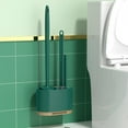 Kbndieu Toilet Brush and Holder, Toilet Bowl Brush and Holder with Long ...