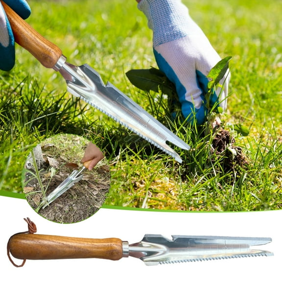 Kbndieu Weed Puller Tool Stainless Steel Gardening Weeder Plucker on Clearance