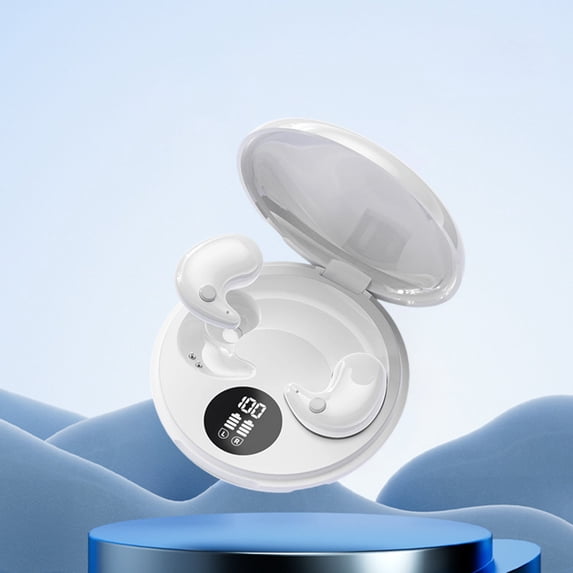 Kbndieu Wireless Earbuds, Sleep Bluetooth Headphones with Long Battery Life, In-Ear High Sound Quality, Classroom Invisible Ultra-Thin Design and Noise Cancelling for Restful Focus