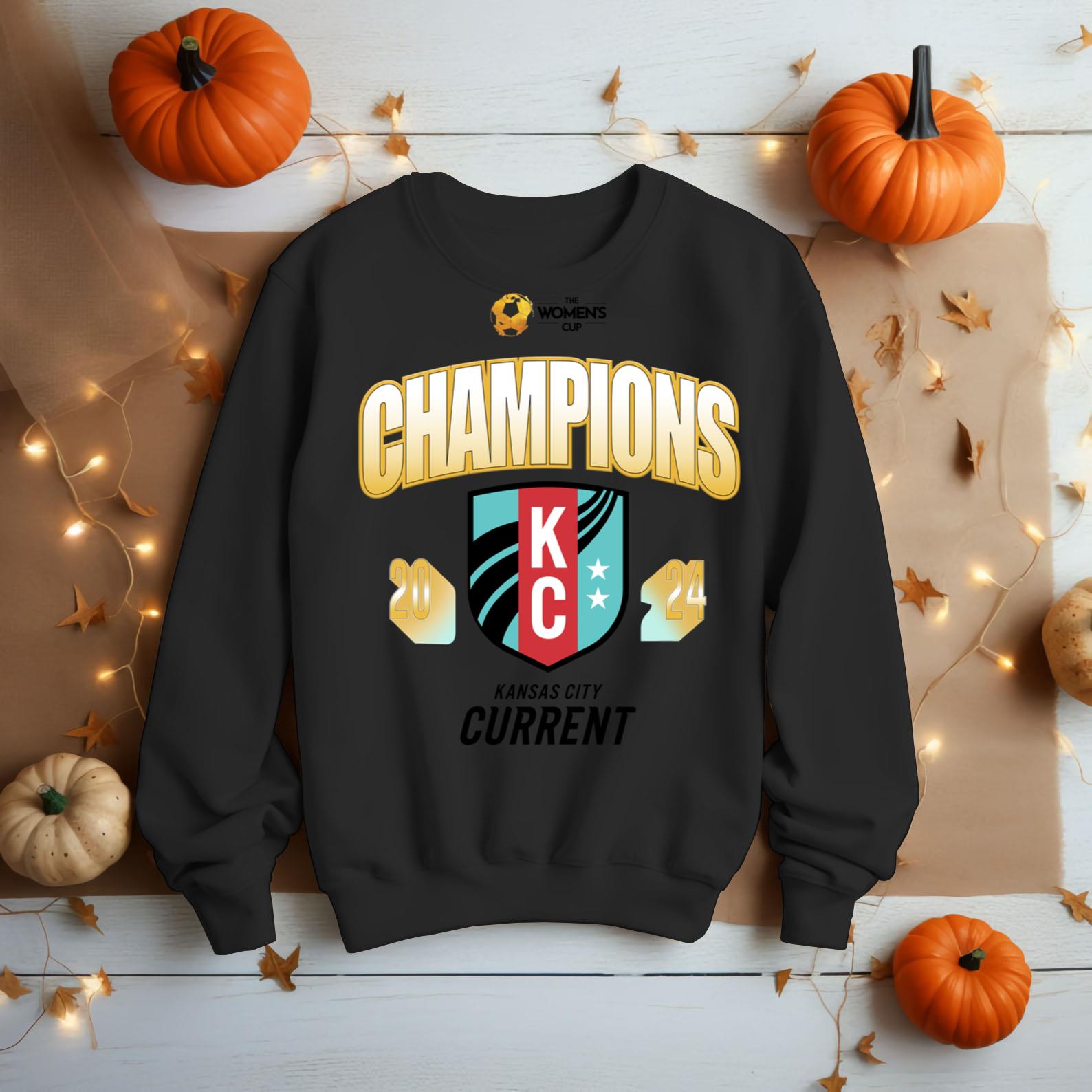 Kc Current Womens Cup Champions 2024 Shirt