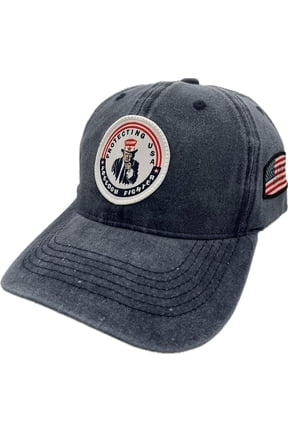 Freedom-Fighter Denim Cotton Baseball Cap, Blue, 1 Count