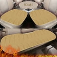 thumbnail image 1 of Kcavykas 3 Pcs Car Seat Cover Full Set Car Front Seat Covers And Rear Benches Cover Originals Winter Plush And Warm For Automotive SUV Truck And Van Full Size Winter Set, 1 of 8