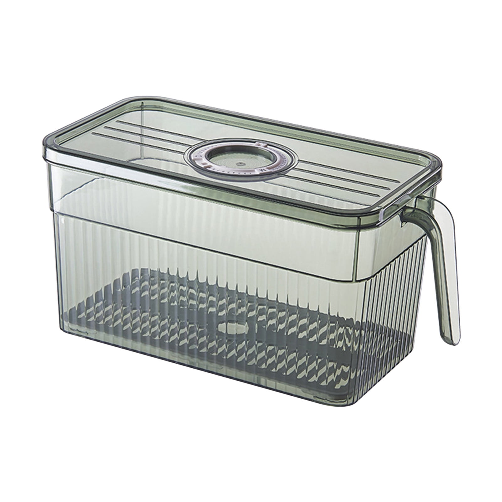 Kcavykas up to 60% off Gifts Eggs 24 Count Refrigerator Food Storage Refrigerator Fresh-Keeping Box Material Classification Storage Box with Handle Plastic Material Fresh-Keeping Box Food Containers