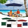 thumbnail image 1 of Kcavykas Gifts Garden Umbrella Outdoor Stall Umbrella Beach Sun Umbrella Replacement Cloth 118 Inch Diameter With 6 Bones Fall Holiday Gift Finder, 1 of 6