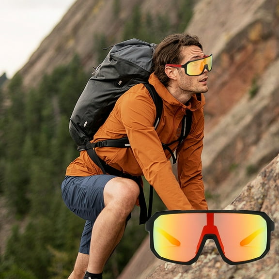 Kcavykas up to 60% off Gifts Outdoor Sport Cycling Glasses, Windproof Lightweight HD Goggles for Men and Women Running Biking and Daily Sports Time-Limited Price Slashes & Steals