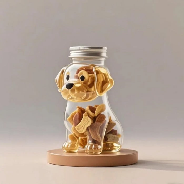 Kcavykas up to 60% off Gifts Pet Snack Storage Cans Airtight Small Food ...