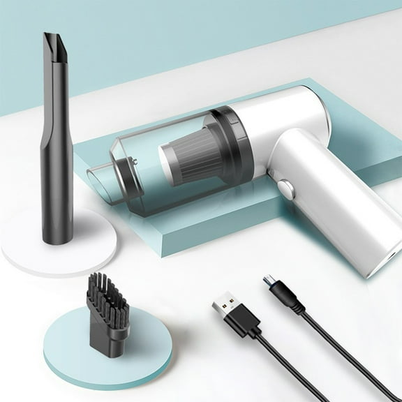 Kcavykas up to 60% off Gifts Plastic Handheld Vacuum Cleaner Mini Wet & Dry Car Vacuum Cleaner, Portable Wireless Handheld Model, Large Suction Dust Remover for Car & Home Today’s Must-Have Bargains