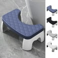 thumbnail image 1 of Kcavykas Gifts Toilet Stool Squatting Poop Stool Bathroom Potty Step Stool Toilet Assistance Steps Step Stool Fits All Toilets Detachable Stackable Of The Day Birthday Gift, 1 of 7