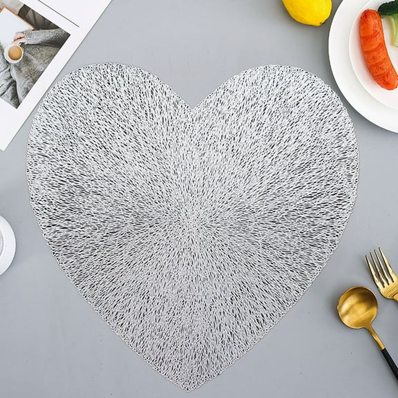 Kcavykas Anti-Scald Hollow Mat, Heat Resistant PVC Table Mat, Circular Dinner Placemat, Stylish Insulation Mat for Kitchen or Dining Use Weekly Price Drops & Special Offers