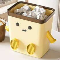 Kcavykas Bathroom Waste Bin Mini Desktop Garbage Can with Lid, Cute Waste Bin for Dormitory, Office Desk, or Living Room Waste Collection Holiday Gift Ideas & Budget Picks