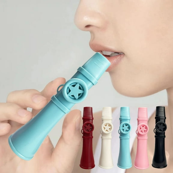 Kcavykas Beginner-Friendly Plastic Flute Lightweight Easy-to-Learn Top Mouth Flute Music Education Instrument for Kids and Adults