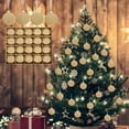 thumbnail image 1 of Kcavykas Christmas Ornaments 20 Pcs Velvet Christmas Balls Flocked Christmas Tree Ball Ornaments Plastic Balls Xmas Decorative Hanging Ornaments Christmas Tree Decoration 2.4 Inch Free Shipping, 1 of 7