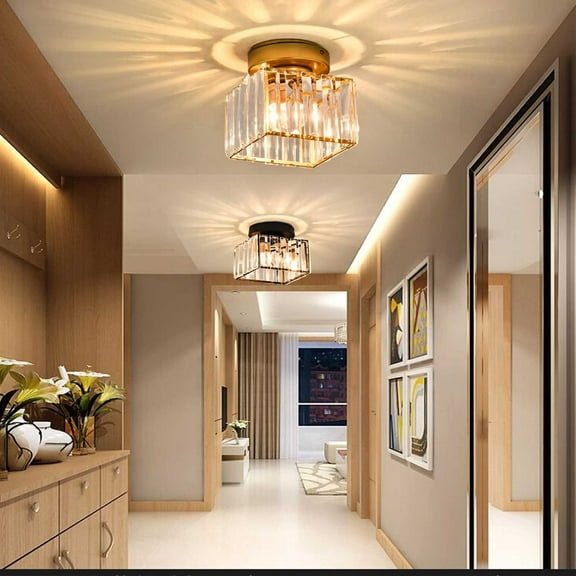 Kcavykas Corridor Lights Balcony Porch Lights Entrance Lights Modern And Crystal Lights Light In The Bedroom Ceiling Lights. Holiday