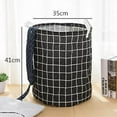 thumbnail image 1 of Kcavykas Durable Laundry Hamper Canvas Laundry Clothes Basket Storage Basket Folding Storage Box Closet Organizers and Storage Hamper for Home, Office, Bedroom, 1 of 2