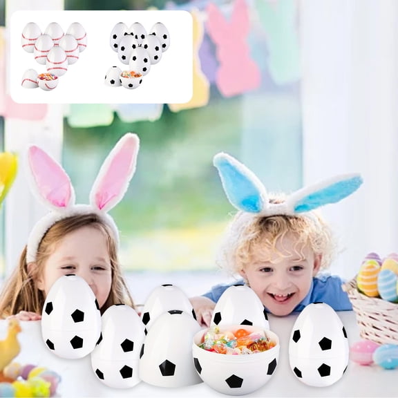 Kcavykas Easter Sports Toy, 15cm Plastic Egg with Opening Design, Spring Activity Toy for Kids Easter Games Trending Picks Under Budget