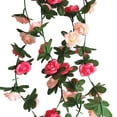 thumbnail image 1 of Kcavykas Floral Arrangements Decorative Artificial Flowers, Silk Flowers With Lights, Vines, Berries, Courtyard Doors, Wall Hanging Decorations, Artificial Flowers And Vines, 1 of 4