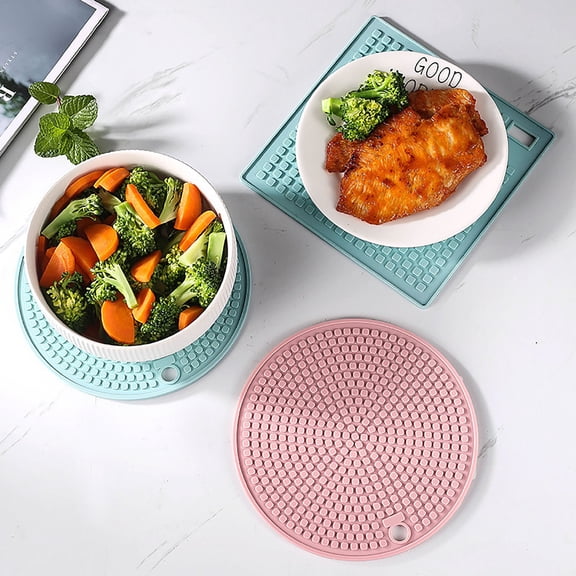 Kcavykas Food Grade Dining Table Draining Mat,Soft Tabletop Drying Pad,Water Absorption Pad for Home Kitchen Countertop Washable Room Decor-B