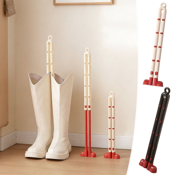 Kcavykas Gifts Boot Shapers Boot Care Scented Cedar-Bead Stretch Boot Inserts With Handles Universal Anti-Deform Mid/High Shaft Support for Leather Suede Boots Closet Storage