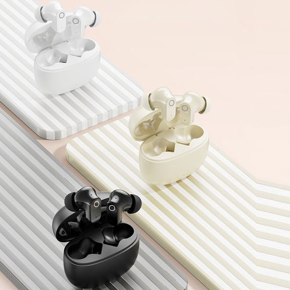 Kcavykas Gifts Wireless Bluetooth Earbuds TWS Short Half in-Ear Comfortable Lightweight Noise Reduction Long Battery Life Hi-Fi Sound Touch Controls Bluetooth 5.4 Sweatproof