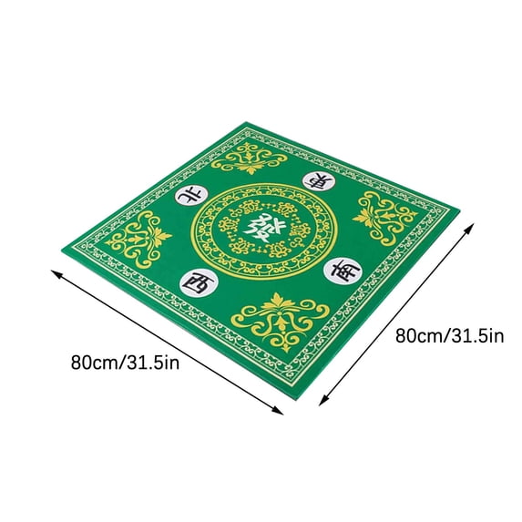 Kcavykas Mahjong Mat Reduction Mahjongg Table Mat Mahjong Accessories Tablecloth Game Poker Domino Game Game Mat For Card Board And Tile Games 80x80cm Weekly