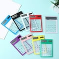 thumbnail image 1 of Kcavykas Multiple Modes Basic Calculator Transparent Calculator,Solar Computer,Calculator With Solar Calculator,Screen Calculator,Clear Large LCD Display Scientific Calculator, 1 of 2