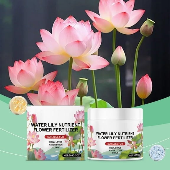 Kcavykas Plant Food Water Lily Fertilizer Liquid Concentrate Aquatic Nutrient Flower Booster for Ponds and Water Gardens Safe Oxygen-Friendly Formula for Water Lilies Pond Care