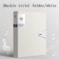 thumbnail image 1 of Kcavykas Pocket Folders 40 Page A4 Data Book, Music Score Folder, Certificate Collection Book, Test Paper Storage Book, Transparent Insert Folder Summer, 1 of 3