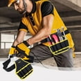 thumbnail image 1 of Kcavykas Pocket Tool Belts With Release Buckle Heavy Duty Detachable Adjustion Utility Belt Work Apron For Electrician Carpenter Construction Tool Belt Pouches Items, 1 of 6