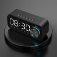 thumbnail image 1 of Kcavykas Portable Alarm Clock Mirror Projection Clock LED Large Screen Display Mute Electronic Projection Alarm Clock Easy to Read Alarm Clocks for Bedrooms, 1 of 2