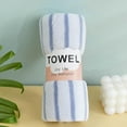 thumbnail image 1 of Kcavykas Portable Washcloths 1pc Absorbent Coral Velvet Towel-Colorful Striped Face Wash Towel-Children's Household Soft Gift Towel Premium Bathroom Accessories, 1 of 3
