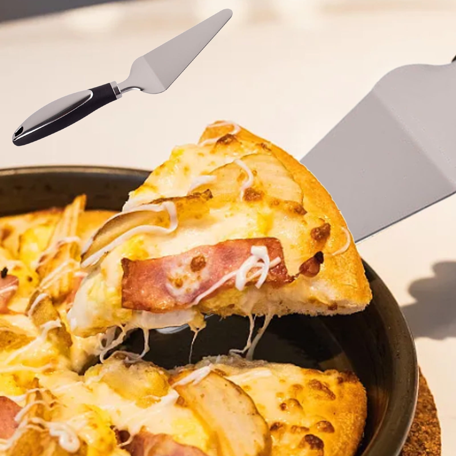 Kcavykas Premium Nonstick Pizza Cutter Wheel with GripHand Held Stainless Steel Durable and