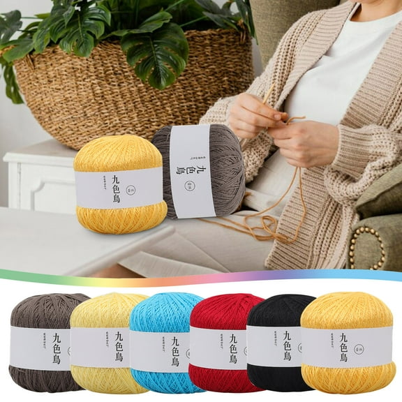 Kcavykas Lace Thread DIY Woven Mercerized Baby Fine Thread Crochet Yarn Get It Today On-Trend Low Spend