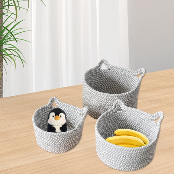 Kcavykas Storage Boxes Household Plastic Sundries Storage Basket Desktop Cabinet Rectangular Small Basket Home Transparent Bathroom Storage Basket Summer